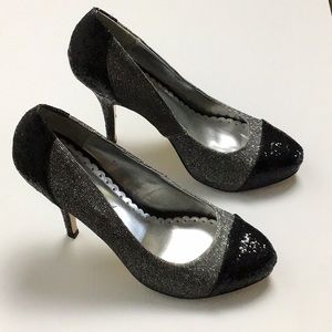 LULU TOWNSEND Classy High Heels Silver/Black